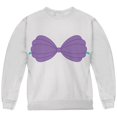 thumbnail image 1 of Halloween Purple Shell Bra Costume Youth Sweatshirt White YMD, 1 of 1