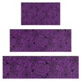thumbnail image 1 of Halloween Purple Spider Web Pattern Kitchen Rugs Sets Of 3,Kitchen Runner Rugs Non Skid Washable,Decorative Kitchen Floor Mats for Kitchen,Sink,Laundry,17"x30"+ 17"x47" + 17"x59", 1 of 6