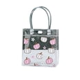 thumbnail image 1 of Halloween Pvc Gift Bags with Handles, Button Reusable Clear Fall Candy Bags for Halloween Party Favors Supplies, 1 of 6