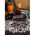 thumbnail image 1 of Halloween Rest In Pieces Round Topper Polyester Pewter Made In Usa Rp5800p, 1 of 2