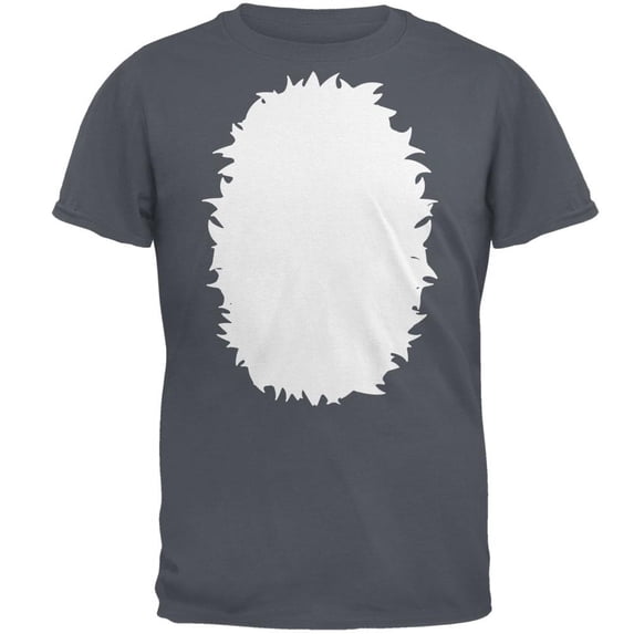Halloween Raccoon Costume Mens T Shirt Charcoal 2XL
