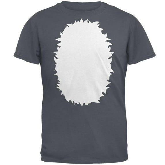 Halloween Raccoon Costume Mens T Shirt Charcoal MD