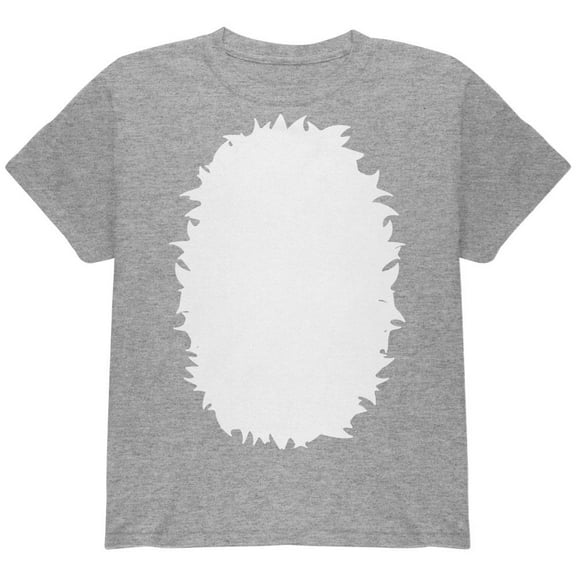 Halloween Raccoon Costume Youth T Shirt Heather YSM