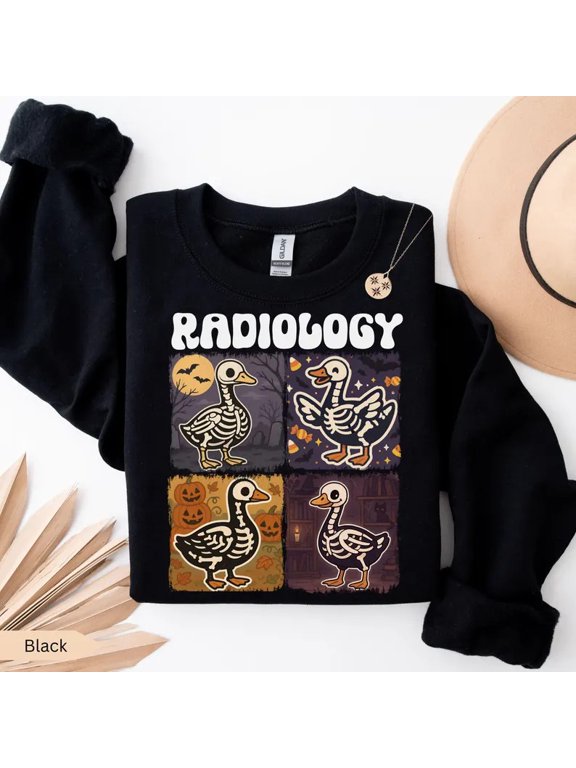 Halloween Radiology Animal X Ray Tech Sweatshirt