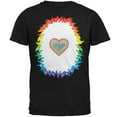 thumbnail image 1 of Halloween Rainbow Heart Unicorn Costume Pony Mens T Shirt Black 3X-LG, 1 of 2