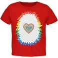 thumbnail image 1 of Halloween Rainbow Heart Unicorn Costume Pony Toddler T Shirt Red Toddler Size 5/6, 1 of 2