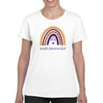 thumbnail image 1 of Halloween Rainbow W Cobweb T-Shirt Women -Image by Shutterstock, Female 3X-Large, 1 of 4
