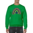 thumbnail image 1 of Halloween Rainbow W Ghost Sweatshirt Men -Image by Shutterstock, Male Small, 1 of 4