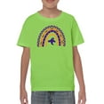 thumbnail image 1 of Halloween Rainbow W Ghost T-Shirt Juniors -Image by Shutterstock,  Large, 1 of 4