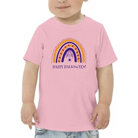 Halloween Rainbow With Cobweb. T-Shirt Toddler -Image by Shutterstock, 3 Toddler