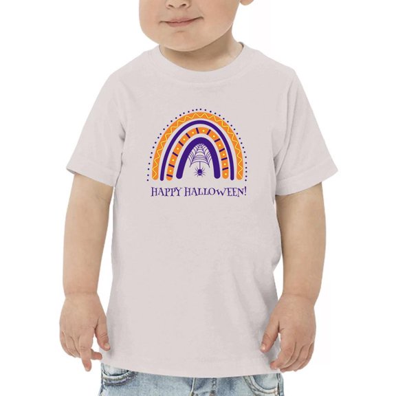 Halloween Rainbow With Cobweb. T-Shirt Toddler -Image by Shutterstock,  4 Toddler