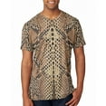 thumbnail image 1 of Halloween Rattlesnake Snake Snakeskin Costume All Over Mens T Shirt Heather White X-LG, 1 of 2
