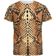 thumbnail image 1 of Halloween Rattlesnake Snake Snakeskin Costume All Over Mens T Shirt Multi LG, 1 of 2