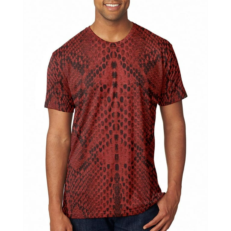Red snakeskin shirt hot sale
