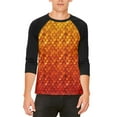 thumbnail image 1 of Halloween Red Fire Dragon Rider Armor Mens Raglan T Shirt, 1 of 2
