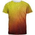 thumbnail image 1 of Halloween Red Fire Dragon Scales Costume All Over Mens T Shirt Multi 2XL, 1 of 2