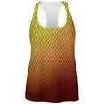 thumbnail image 1 of Halloween Red Fire Dragon Scales Costume All Over Womens Work Out Tank Top Multi MD, 1 of 2