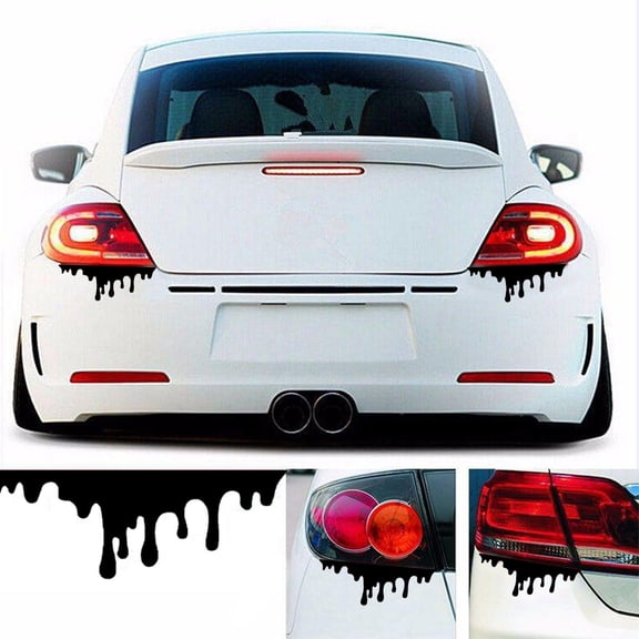 Halloween Red Killing Tail Lamp Dropping Car Decal Car Headlight Modification Sticker Dropping Sticker Covering Scratches Lamp Decal