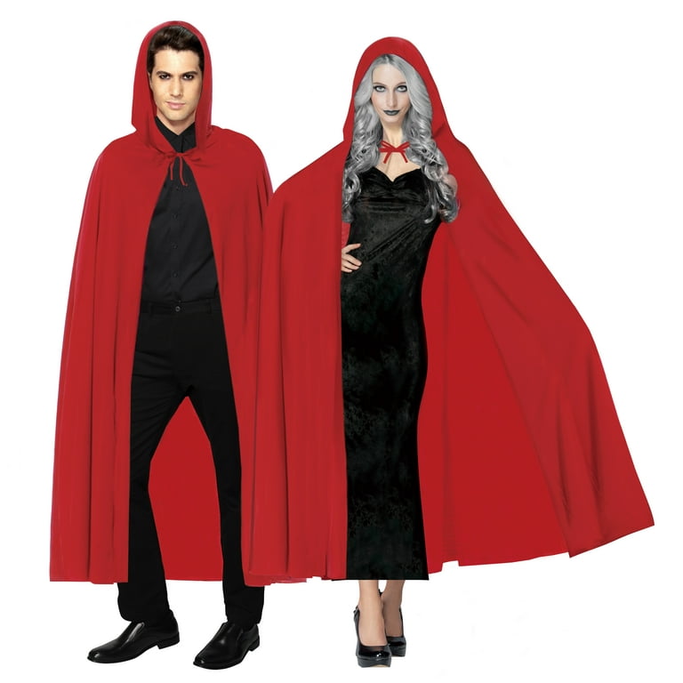 Adult Red Hooded Cape