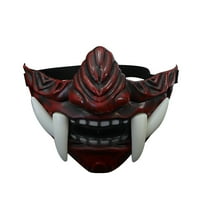 Halloween Red Prajna Mask New Half Face Mask Horror Mask Ghost Face Mask Dress Up