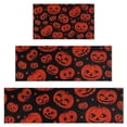 thumbnail image 1 of Halloween Red Pumpkins Pattern Kitchen Rugs Sets Of 3,Kitchen Runner Rugs Non Skid Washable,Decorative Kitchen Floor Mats for Kitchen,Sink,Laundry,17"x30"+ 17"x47" + 17"x59", 1 of 6