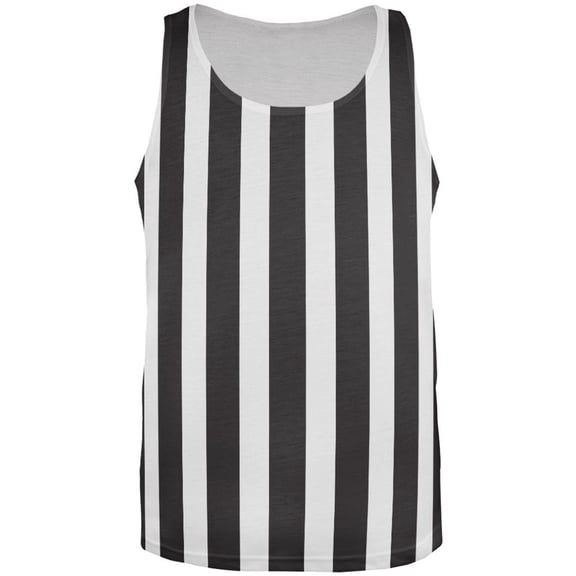 Halloween Referee All Over Adult Tank Top - Medium