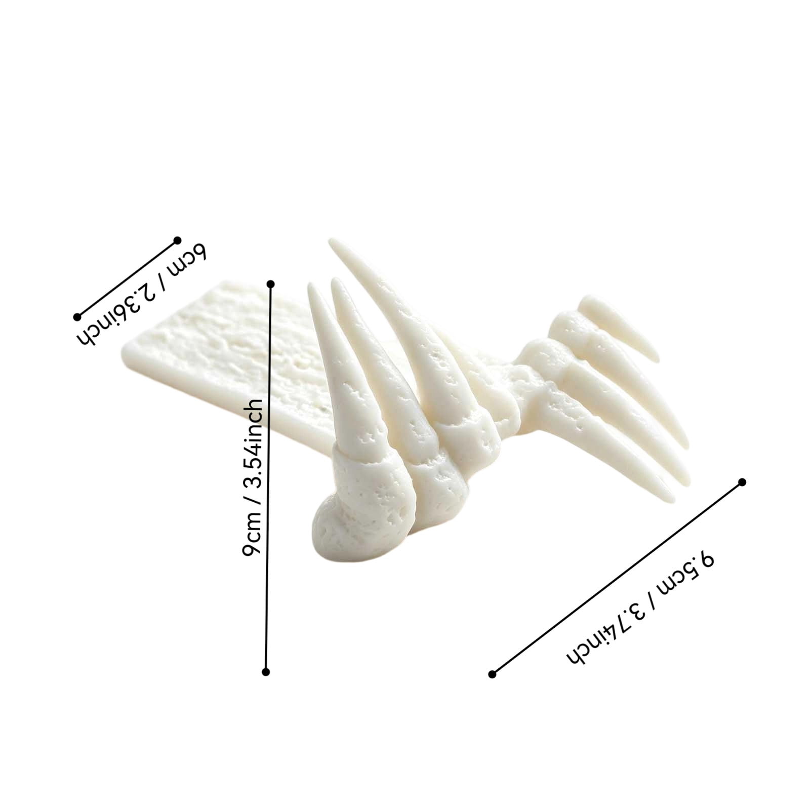 Halloween Resin Demon Hand Bookmark, Horror Claw Design, Use to Mark ...