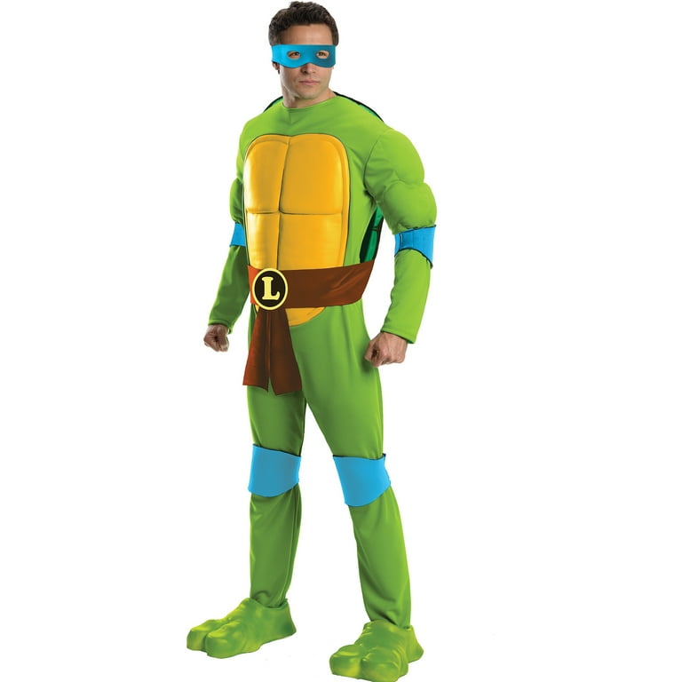 Childs Teenage Mutant Ninja Turtles Leonardo Eye Mask Costume Shirt