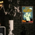 Halloween Retro Tin Signs Vintage Outdoor Halloween Decor Metal Sign