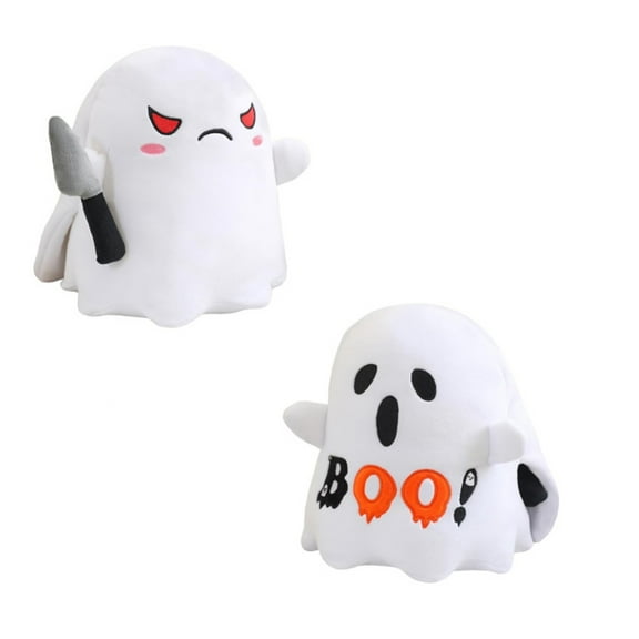 Halloween Reversible Ghost Plush Toy Double-Sided Ghost Plush Toy, Stuffed Animals Plush Toys, Plush Pillow Toys, Cute Plush Dolls, Christmas Gifts