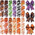thumbnail image 1 of Halloween Ribbon Wired 2.5in Value Multipack for Wreath Gift Party Fall Decor by OVFUIZ, 1 of 7