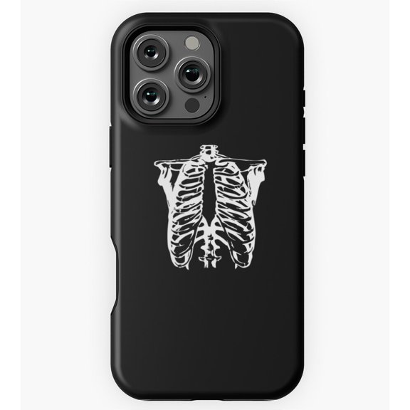 Halloween Ribs Scary Skeleton GA3181 Phone Case for iPhone 11 to 17 Pro Max