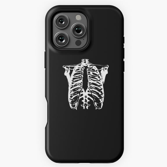 Halloween Ribs Scary Skeleton Phone Case for iPhone 16 15 14 13 12 11 Pro Max M5901881