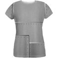 thumbnail image 1 of Halloween Robot Rivets Costume Steel All Over Womens T Shirt Multi 2XL, 1 of 2