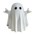 thumbnail image 1 of Halloween Rock 'n' Roll Ghost Decoration - Whimsical Musical Spirit Resin Figurine, Weather-Resistant Indoor/Outdoor Decor for Home, Office, Party & Garden Display, 1 of 9