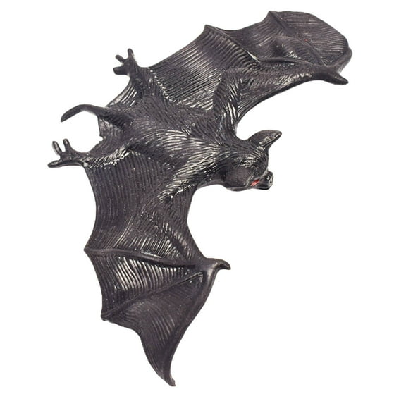 Halloween Rubber Bat Decorations Hanging Bats For Halloween Party Decor Scary Bat Ornaments For Indoor Outdoor Halloween Decorations 5.51X2.36 Inches