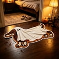 thumbnail image 1 of Halloween Rug BUTASY Halloween Ghost Rug, Cute Non-Slip Ghost Front Door Mat Washable Welcome Halloween Floor Mat for Entrance, 1 of 6