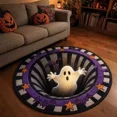 thumbnail image 1 of Halloween Rugs 3D Optical Illusion Round Area Rugs, Washable Plush Door Mats Halloween Decorations, Exquisite Velvet Halloween Doormats for Living Room Bedroom Holiday Home Decor, 1 of 8