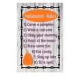 thumbnail image 1 of Halloween Rules Rustic Metal Sign - 12" x 8", 1 of 1
