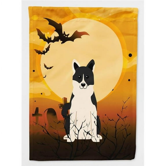 Halloween Russo-European Laika Spitz Flag Canvas House Size