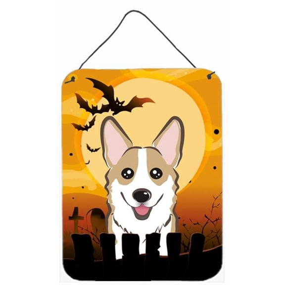 Halloween Sable Corgi Wall and Door Hanging Prints