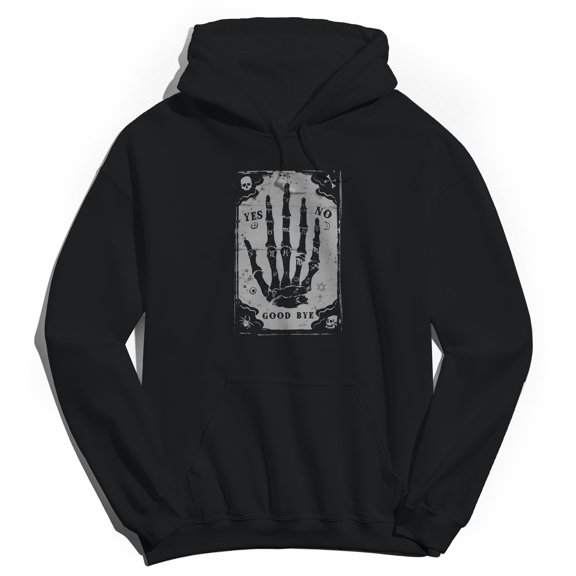 Halloween Sacred Board Graphic Black Men's Cotton Pullover Hoodie