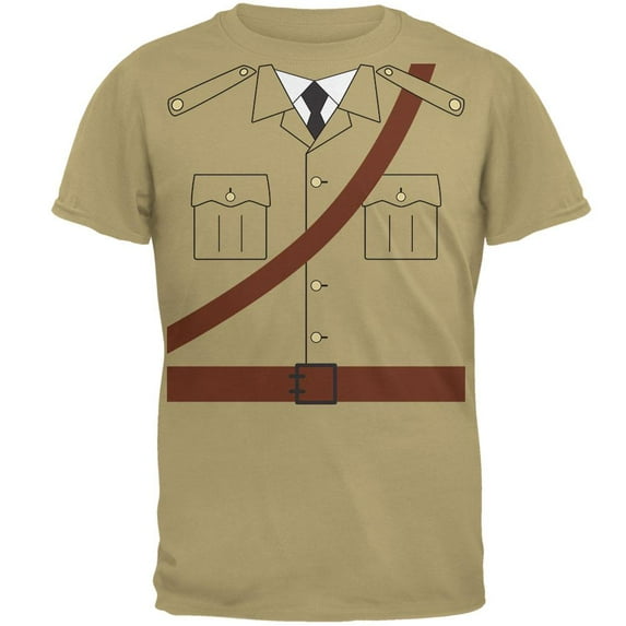 Halloween Safari Explorer Dr. Livingstone Costume Mens T Shirt Tan X-LG