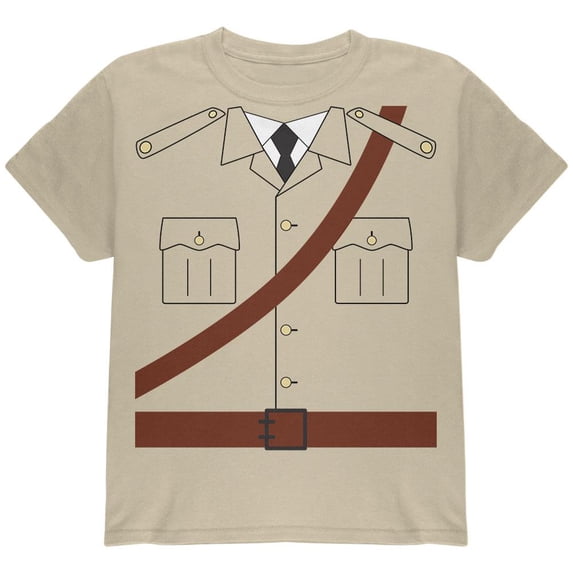 Halloween Safari Explorer Dr. Livingstone Costume Youth T Shirt Sand YMD