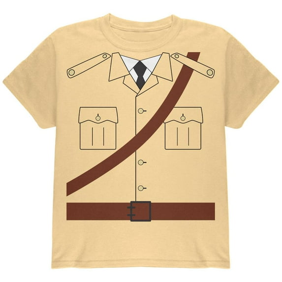 Halloween Safari Explorer Dr. Livingstone Costume Youth T Shirt Yellow Haze YMD