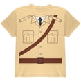 thumbnail image 1 of Halloween Safari Explorer Dr. Livingstone Costume Youth T Shirt Yellow Haze YSM, 1 of 2