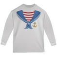 thumbnail image 1 of Halloween Sailor Costume White Youth Long Sleeve T-Shirt - Youth X-Large, 1 of 1