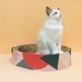 thumbnail image 1 of Bowl Shaped Cat Scratcher 16" - Round Cardboard Cat Bed and Scratcher in One, for Lounging and Scratching, 1 of 9