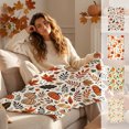 thumbnail image 1 of Halloween Sale Clearance!Fall Decorations for Home, Autumns Thanksgiving Flannel Throw Blanket 5 Cute Fall Patterns Plushs Blanket 70x100cm For Sofa Bed Camping Warm Light Weight Cover, 1 of 8