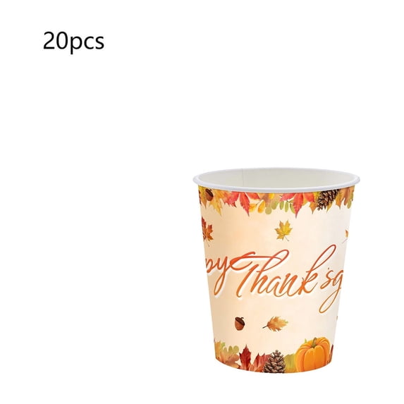 Halloween Sale Clearance!Fall Decorations for Home, Thanksgiving Paper Plates Festive Fall Pumpkin And Maple Leaves Patterns Disposable Tableware For Fall Harvests Party